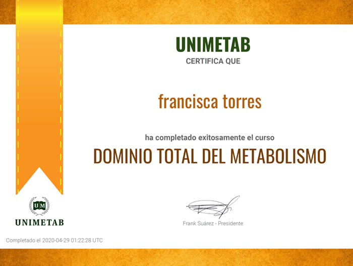 Dominar el Metabolismo