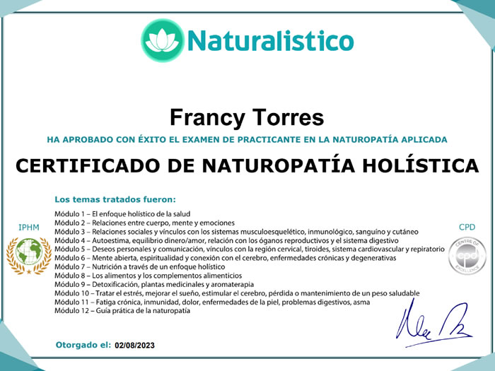 Naturopatía Holística